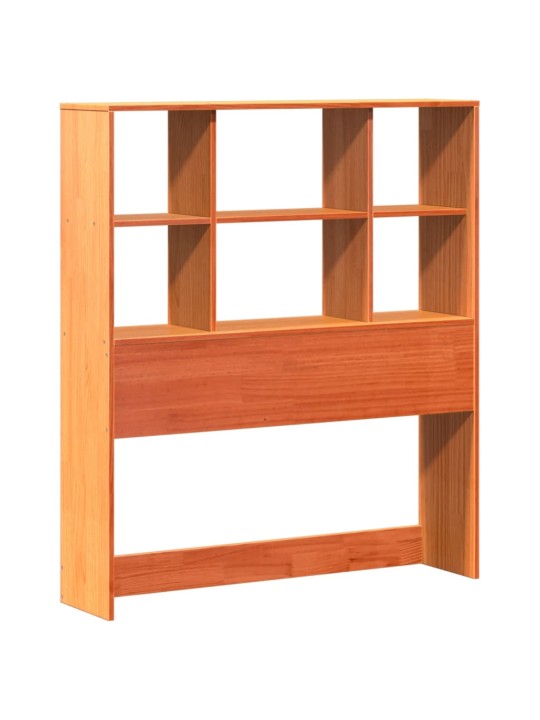Galvūgalis su daiktų laikymo vieta, rudas, 100cm, pušis