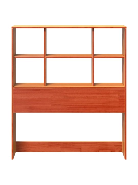 Galvūgalis su daiktų laikymo vieta, rudas, 100cm, pušis