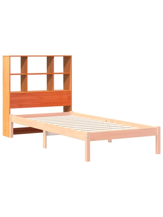 Galvūgalis su daiktų laikymo vieta, rudas, 100cm, pušis
