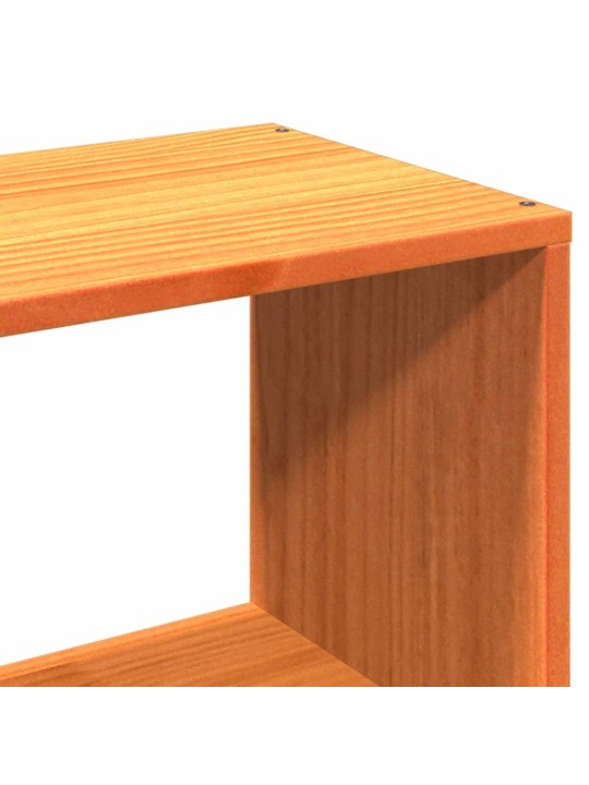 Galvūgalis su daiktų laikymo vieta, rudas, 100cm, pušis