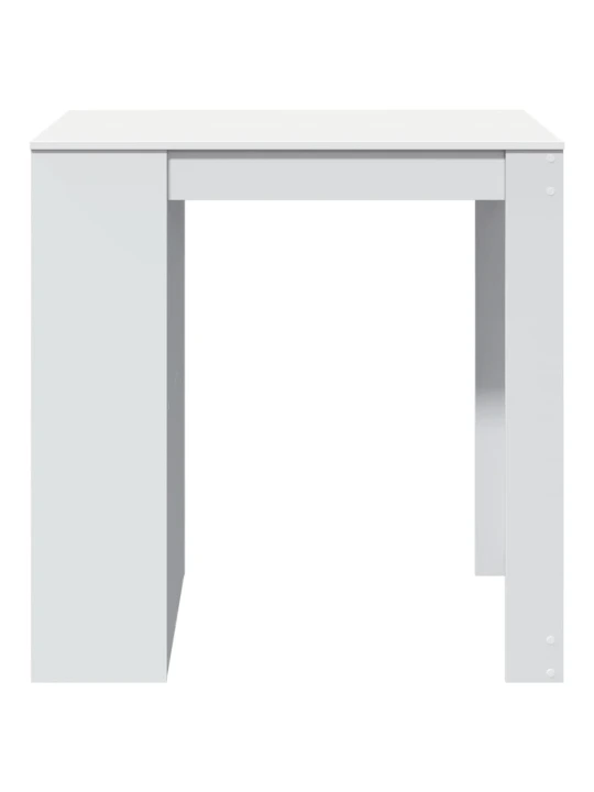 Baro stalas, baltos spalvos, 102x70x103,5cm, apdirbta mediena