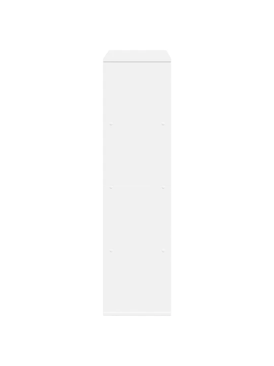 Knygų spinta, baltos spalvos, 100x33x125,5cm, apdirbta mediena