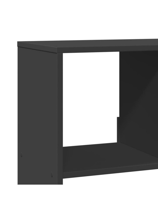 Knygų spinta, juodos spalvos, 100x33x125,5cm, apdirbta mediena