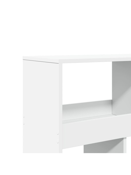 Knygų spinta, baltos spalvos, 100x33x125,5cm, apdirbta mediena
