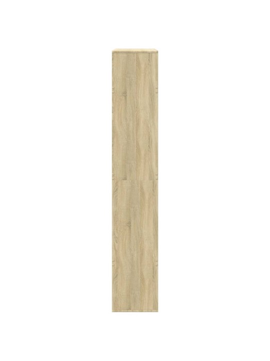 Knygų spinta, sonoma ąžuolo, 100x33x187,5cm, apdirbta mediena