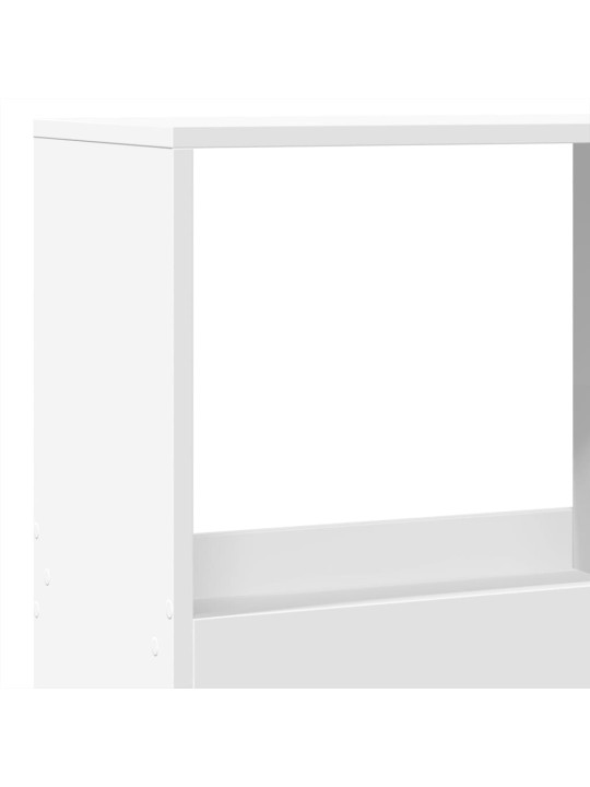 Knygų spinta, baltos spalvos, 100x33x175cm, apdirbta mediena