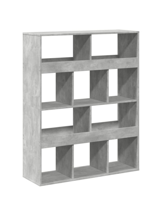 Kambario pertvara, betono pilka, 100x33x125,5cm, mediena