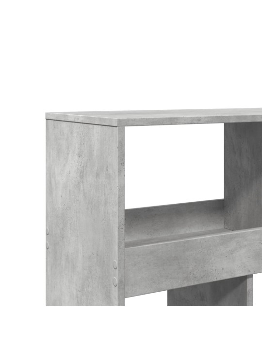 Kambario pertvara, betono pilka, 100x33x125,5cm, mediena