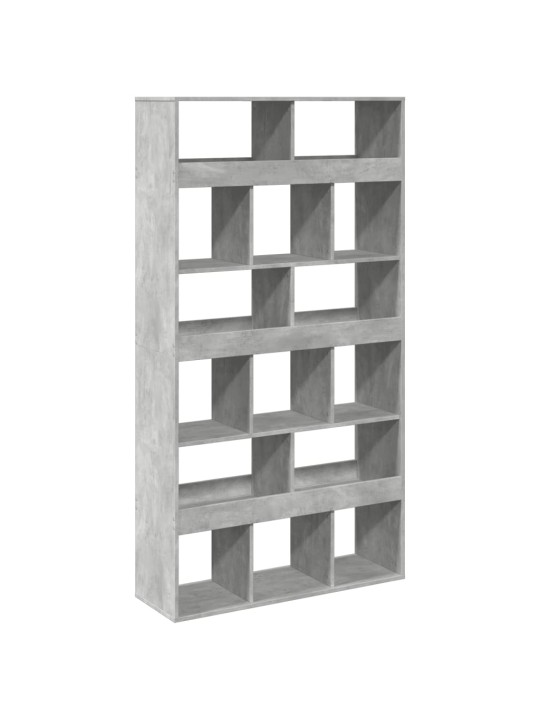 Kambario pertvara, betono pilka, 100x33x187,5cm, mediena