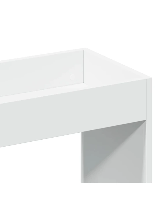 Komoda, baltos spalvos, 92x33x180cm, apdirbta mediena