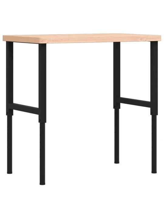 Darbastalis, 100x60x(73-99,5)cm, bukmedis, stačiakampis