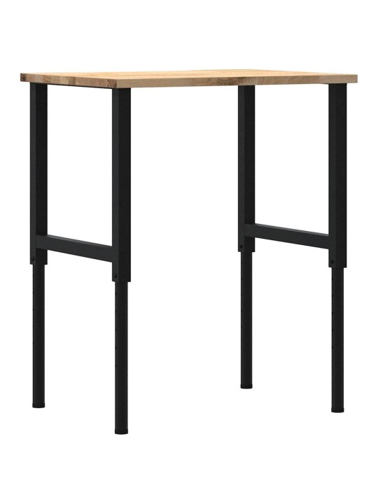 Darbastalis, 80x60x(71,5-98)cm, ąžuolo masyvas