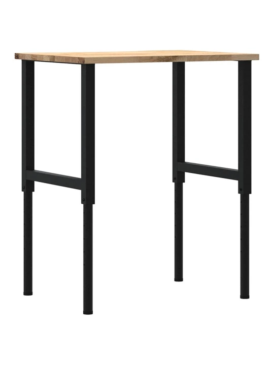 Darbastalis, 80x60x(71,5-98)cm, ąžuolo masyvas