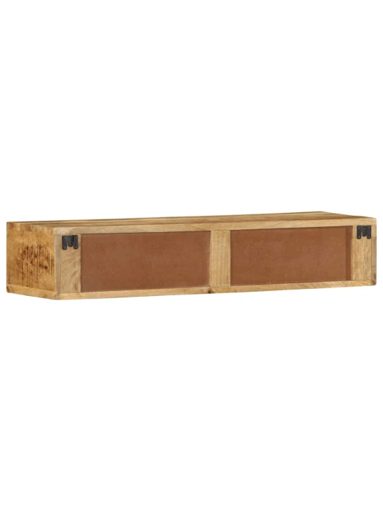 Sieninė televizoriaus spintelė, 100x30x19cm, mango mediena