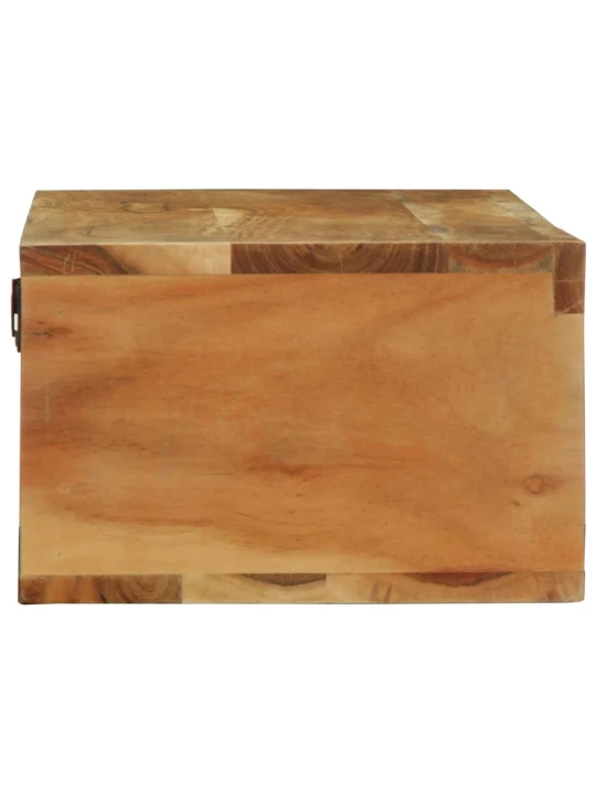 Sieninė televizoriaus spintelė, 100x30x19cm, akacija