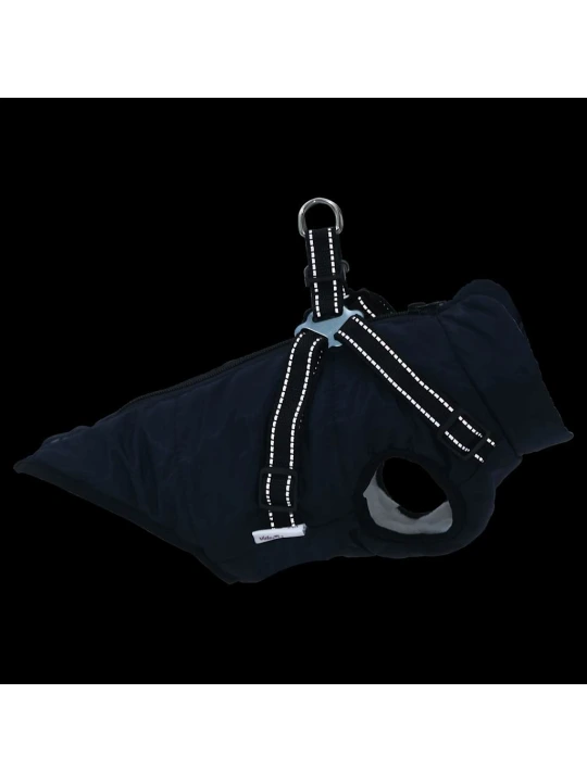 Šunų kailis su diržais, atsparus vandeniui, mėlynas, 2XL