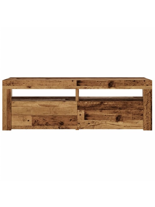 Televizoriaus spintelė su LED, medienos, 120x35x40cm, mediena