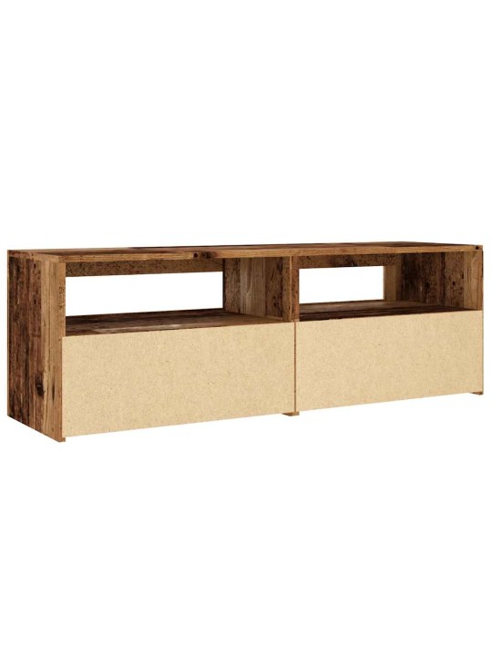 Televizoriaus spintelė su LED, medienos, 120x35x40cm, mediena