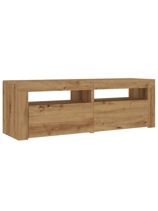 Televizoriaus spintelė su LED, artisano, 120x35x40cm, mediena
