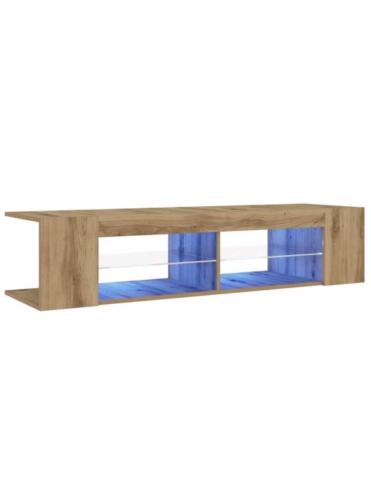 Televizoriaus spintelė su LED, artisano, 135x39x30cm, mediena