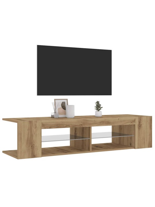 Televizoriaus spintelė su LED, artisano, 135x39x30cm, mediena