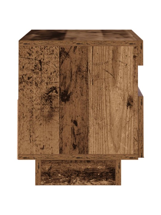 Televizoriaus spintelė su LED, medienos, 80x35x40cm, mediena