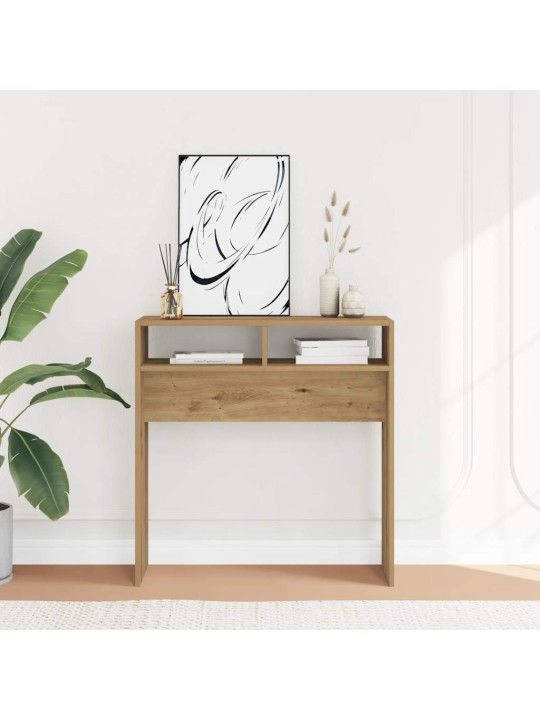 Konsolinis staliukas, artisano ąžuolo,78x30x80cm, mediena