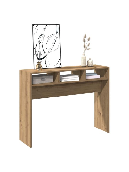 Konsolinis staliukas, artisano ąžuolo, 105x30x80cm, mediena