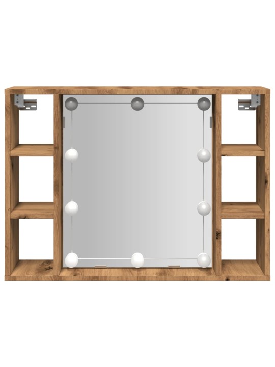 Veidrodinė spintelė su LED apšvietimu, artisano, 76x15x55cm