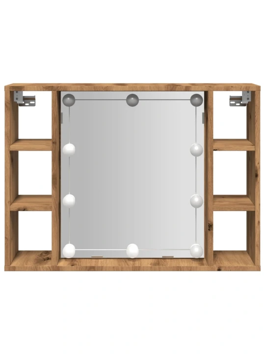 Veidrodinė spintelė su LED apšvietimu, artisano, 76x15x55cm
