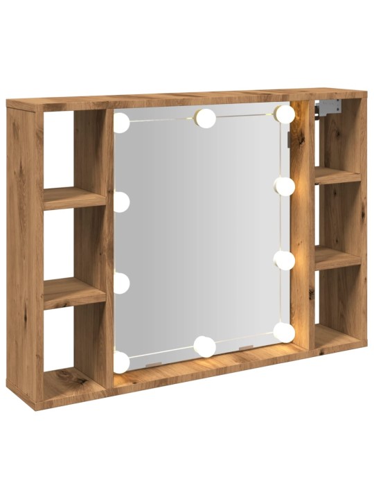 Veidrodinė spintelė su LED apšvietimu, artisano, 76x15x55cm