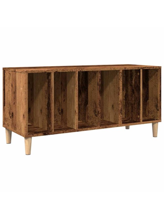 Vinilinių plokštelių spintelė, medienos, 100x38x48cm, mediena