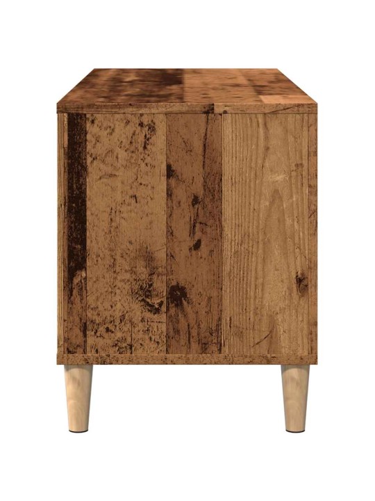 Vinilinių plokštelių spintelė, medienos, 100x38x48cm, mediena