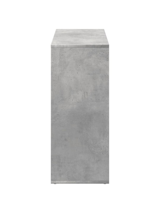 Kambario pertvara/knygų spinta, betono, 69,5x29x69,5cm, mediena