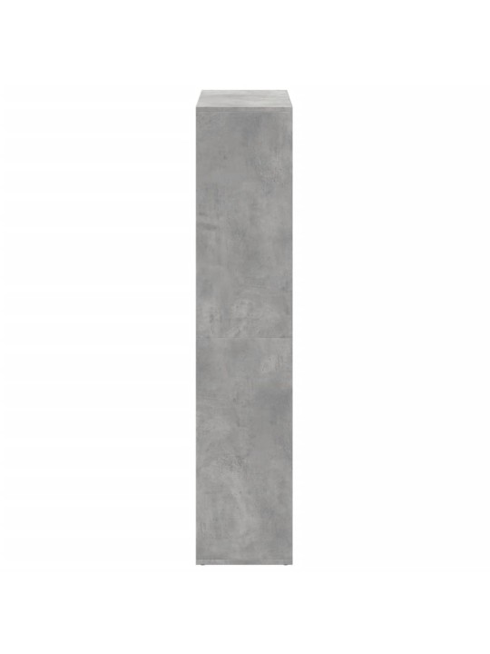 Pertvara/knygų spinta, betono, 69,5x29x137,5cm, mediena