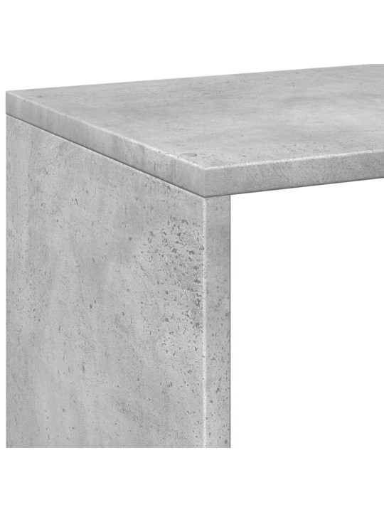 Pertvara/knygų spinta, betono, 69,5x29x137,5cm, mediena