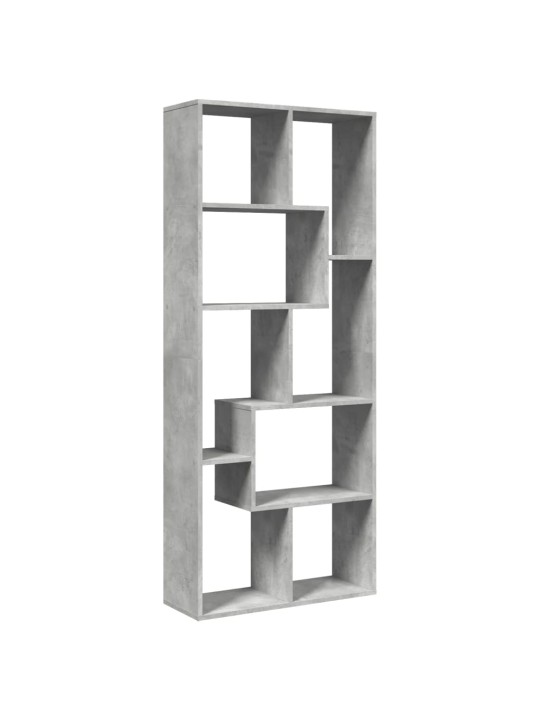 Pertvara/knygų spinta, betono, 67x25x161,5cm, mediena