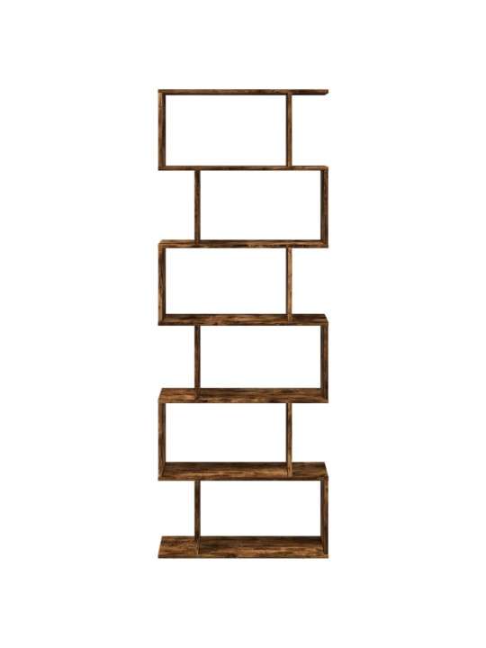 Pertvara/knygų spinta, dūminio ąžuolo, 70x24x193cm, 6 pakopų