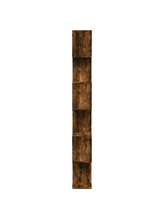 Pertvara/knygų spinta, dūminio ąžuolo, 70x24x193cm, 6 pakopų