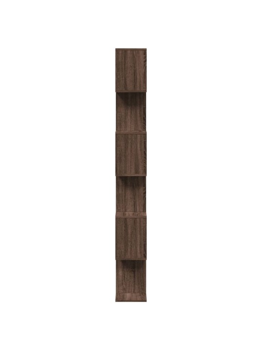 Pertvara/knygų spinta, ruda, 70x24x193cm, 6 pakopų, mediena
