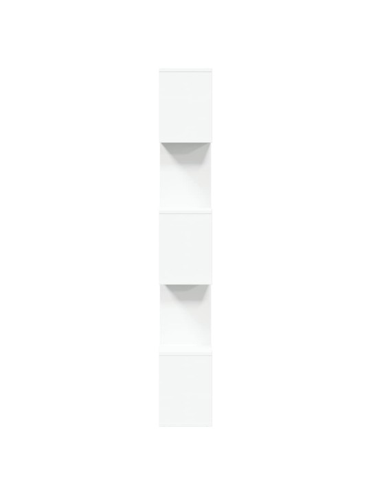Pertvara/knygų spinta, balta, 70x24x161cm, 5 pakopų