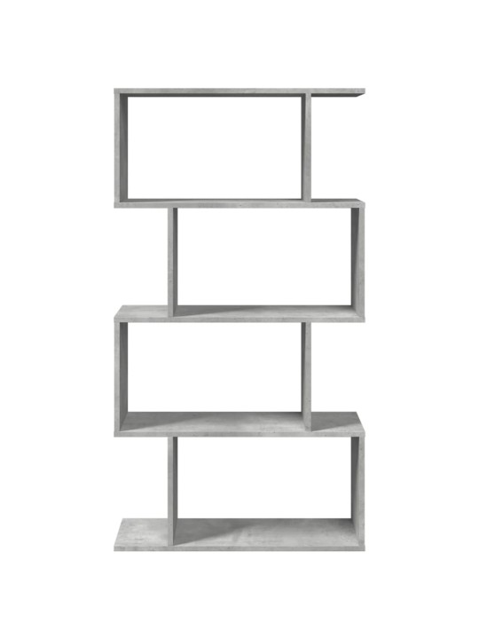 Pertvara/knygų spinta, betono pilka, 70x24x129cm, 4 pakopų
