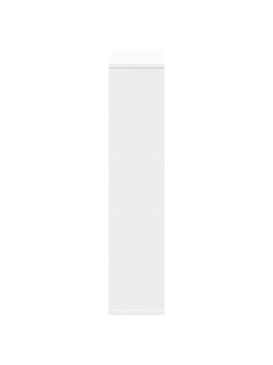 Knygų spinta, baltos spalvos, 63x20x90cm, apdirbta mediena