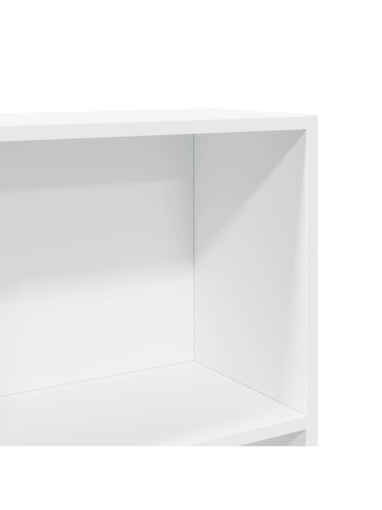 Knygų spinta, baltos spalvos, 60x24x109cm, apdirbta mediena