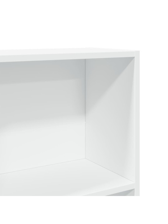 Knygų spinta, baltos spalvos, 60x24x143cm, apdirbta mediena