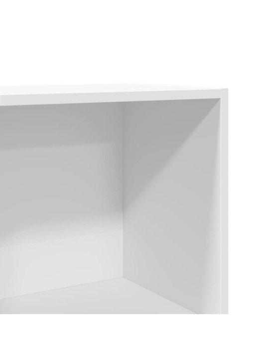 Knygų spinta, baltos spalvos, 60x30x114cm, apdirbta mediena