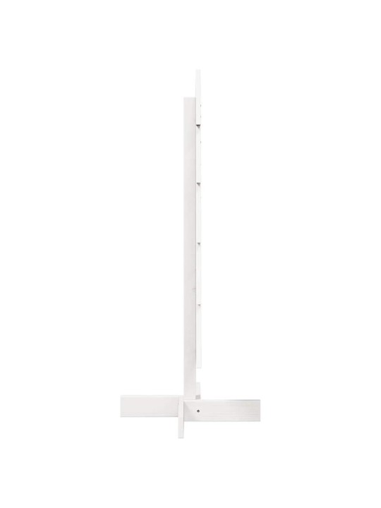 Medinė Kalėdų eglutė, balta, 100cm, pušies medienos masyvas
