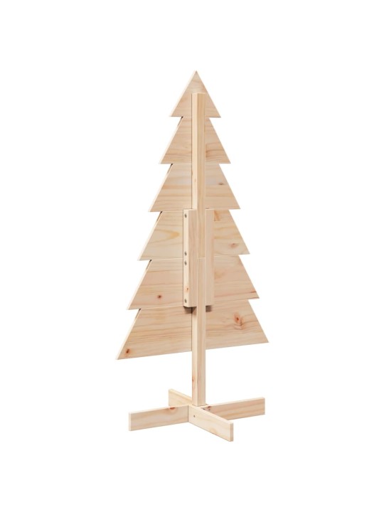 Medinė Kalėdų eglutė, 120cm, pušies medienos masyvas