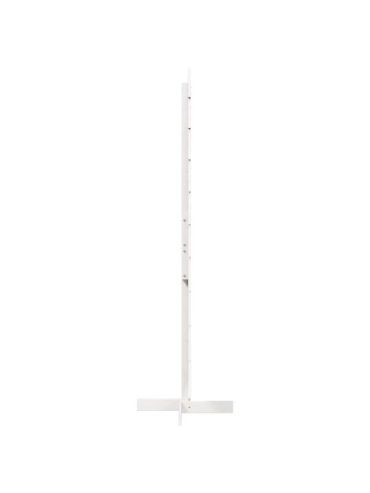 Medinė Kalėdų eglutė, balta, 180cm, pušies medienos masyvas