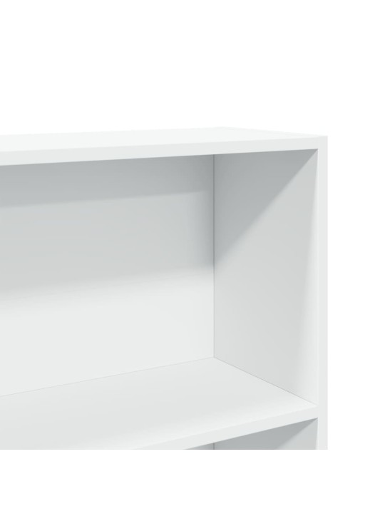 Spintelė knygoms, baltos spalvos, 80x30x189cm, MDP